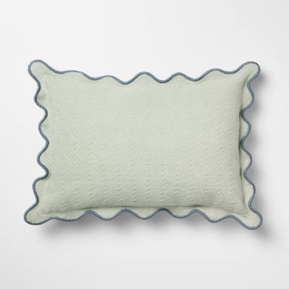 Lumbar Textured Herringbone Pillow Threshold™ Design with Studio McGee - Picture 1 of 4